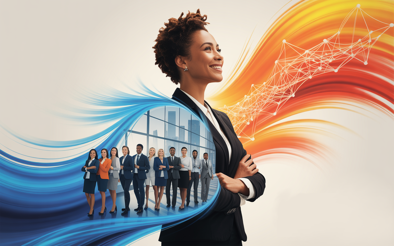 Sales Team Accelerating Forward